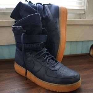 Nike SF Air Force 1 High Navy/Gum Leather